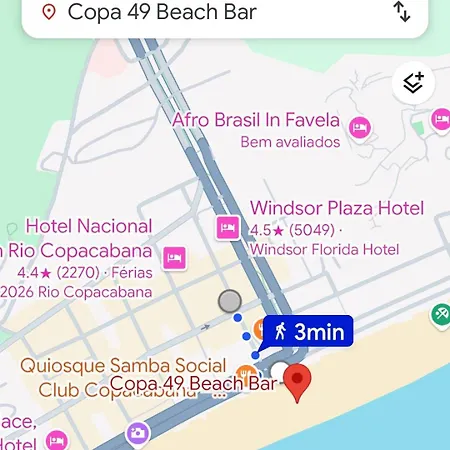 SCR-Copacabana- Confortável e Aconchegante com Portaria 24 Hs a 50 Metros da Praia-2